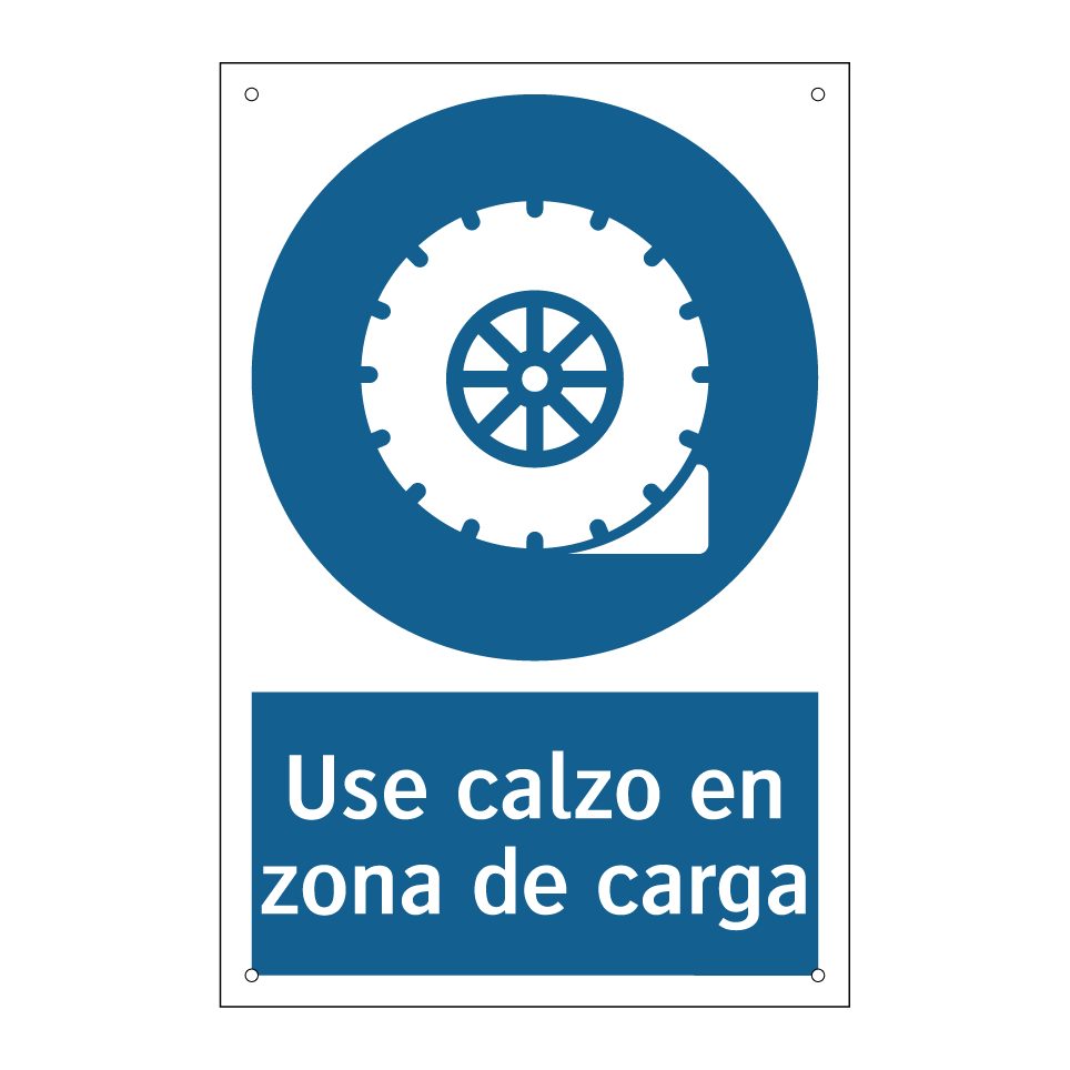 Use calzo en zona de carga