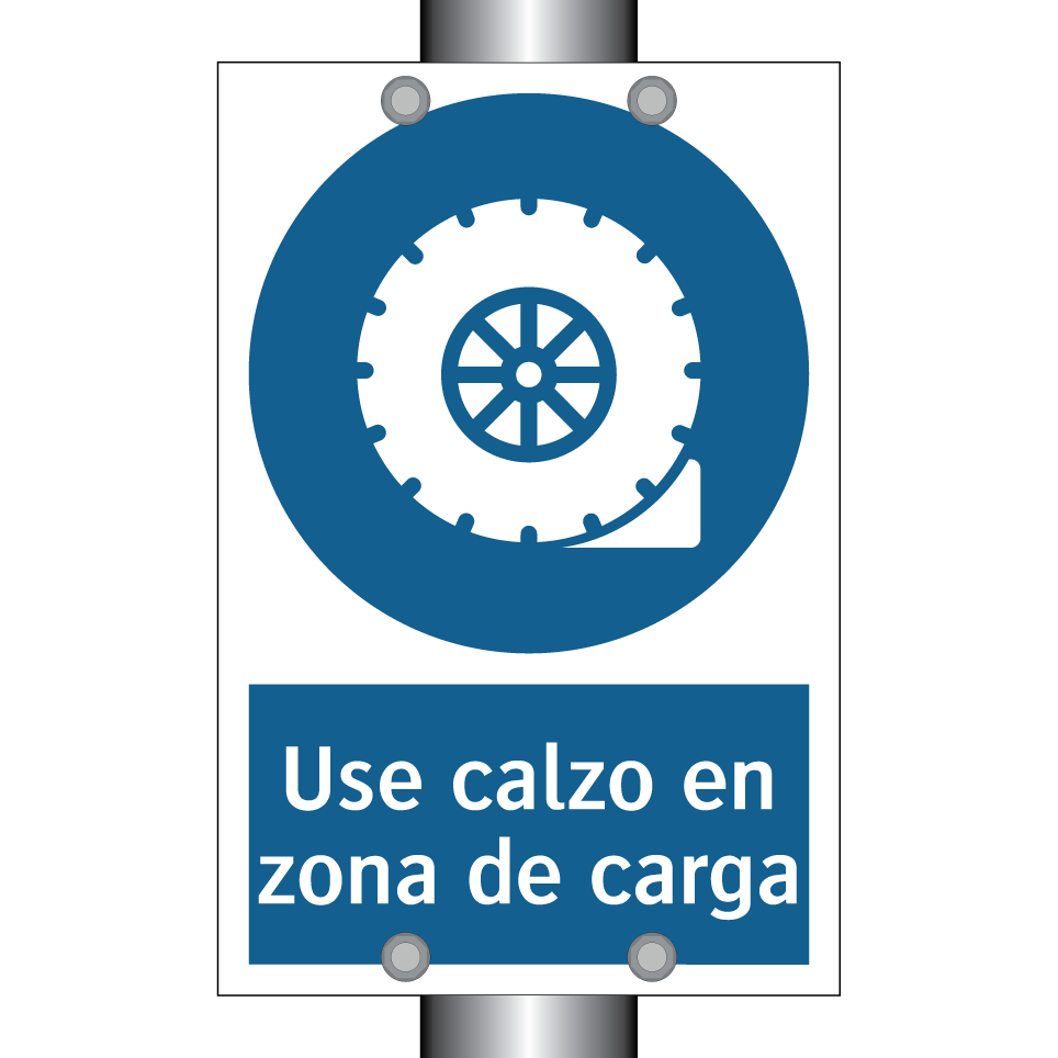 Use calzo en zona de carga