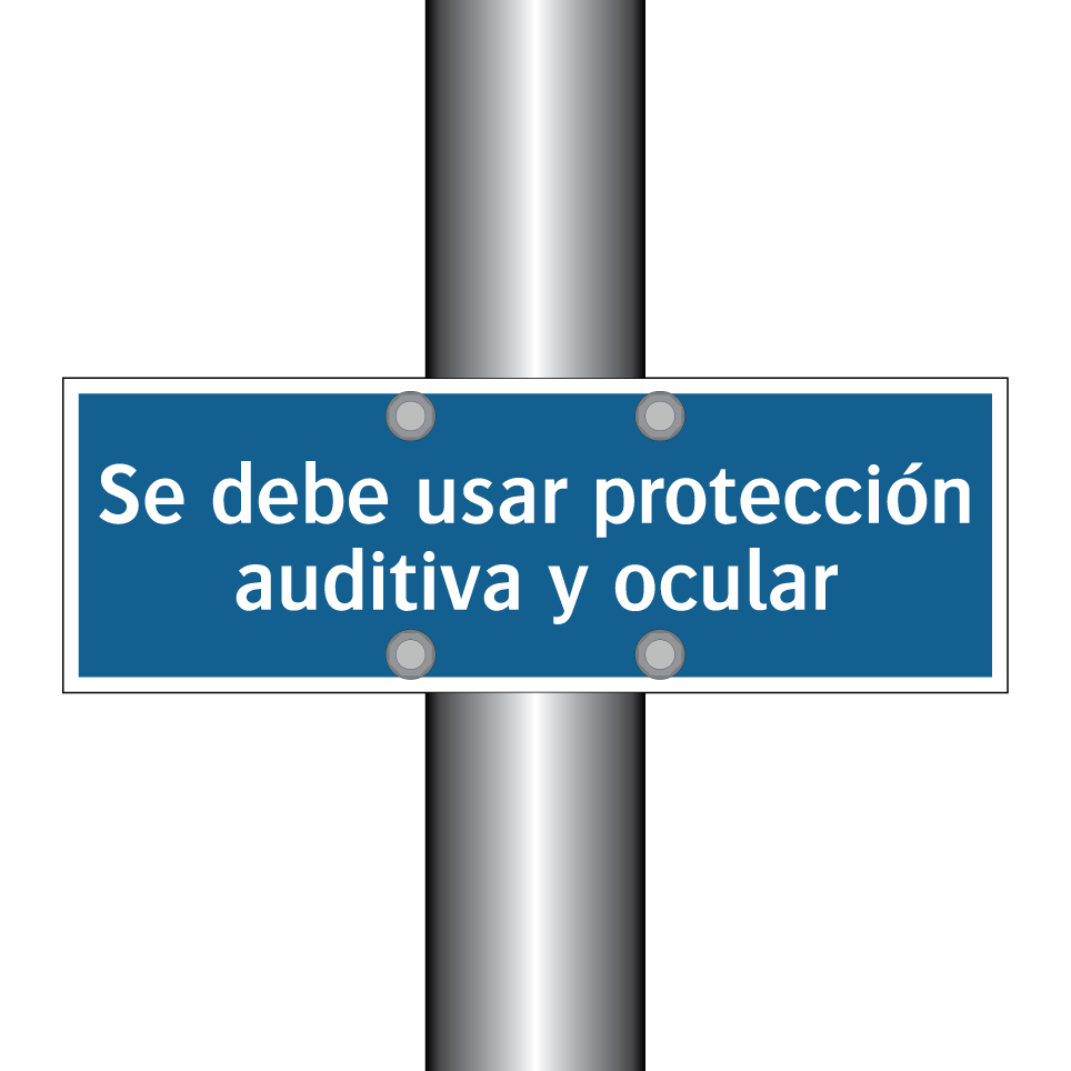 Se debe usar protección auditiva y ocular