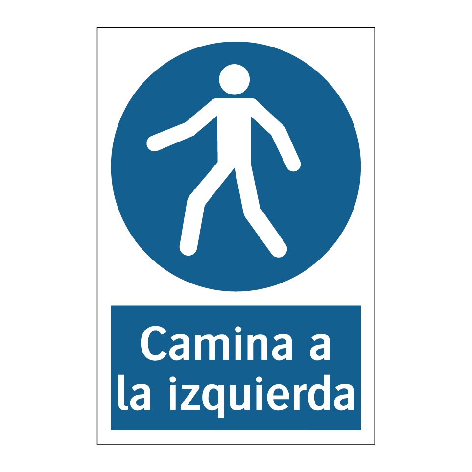 Camina a la izquierda