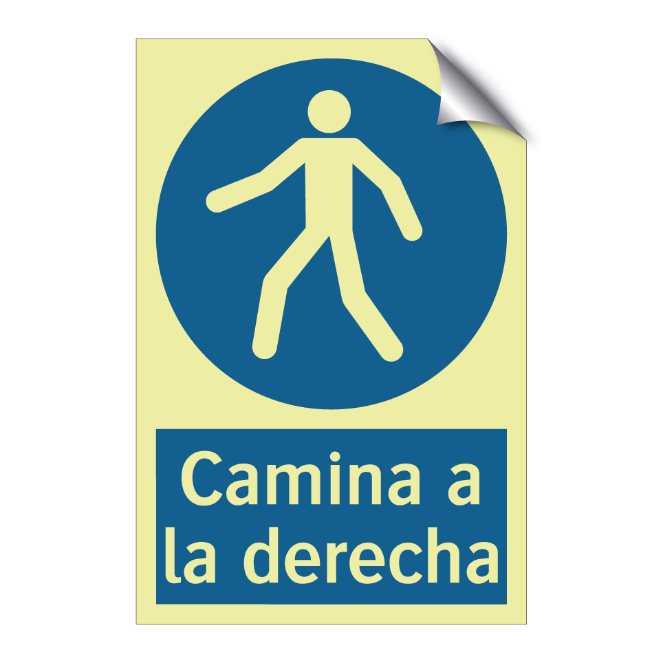 Camina a la derecha