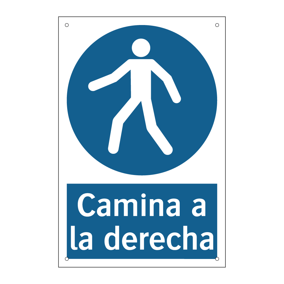 Camina a la derecha
