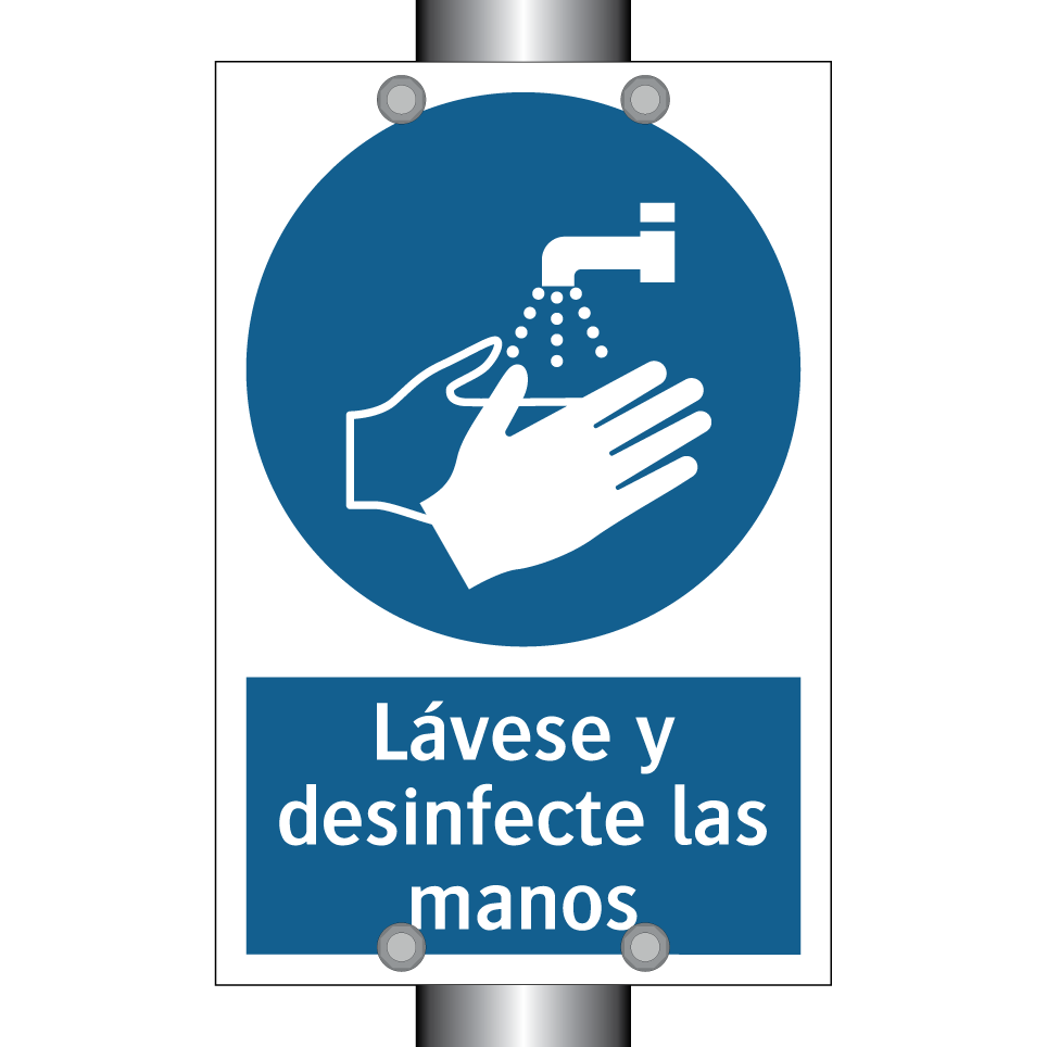 Lávese y desinfecte las manos
