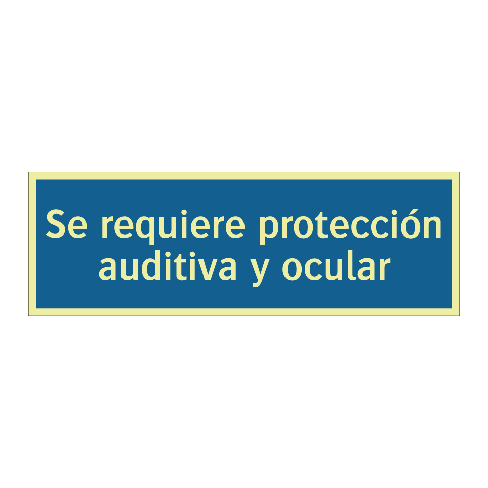 Se requiere protección auditiva y ocular