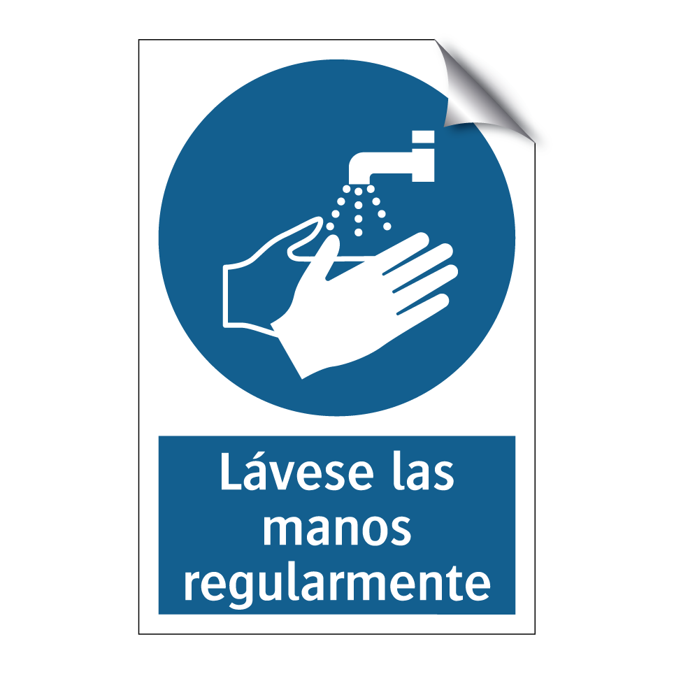 Lávese las manos regularmente