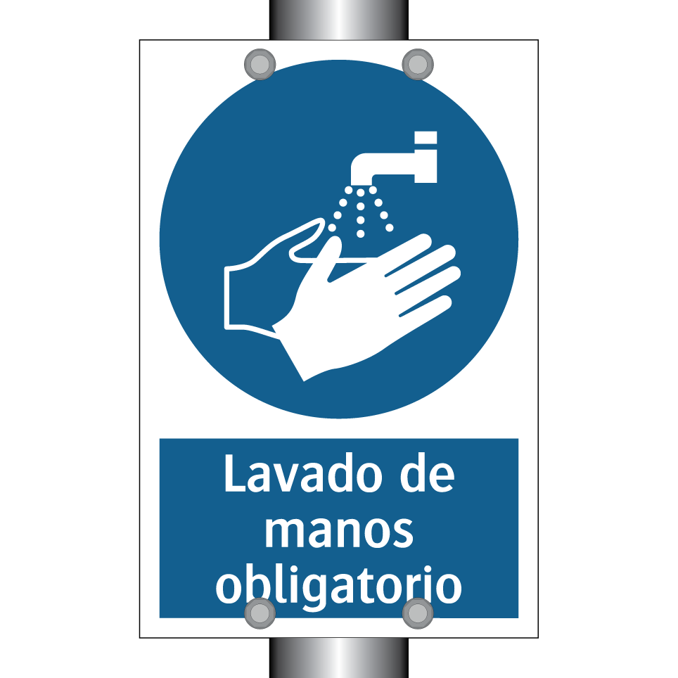 Lavado de manos obligatorio