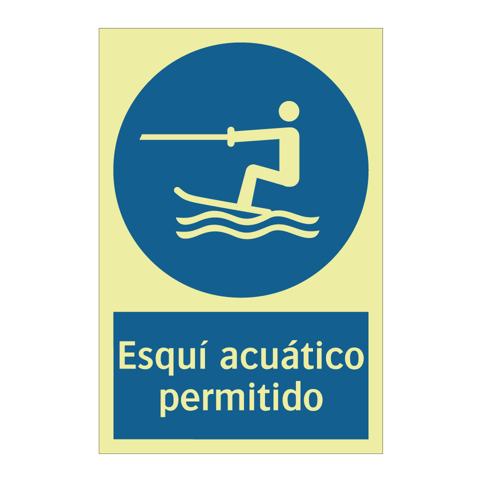 Esquí acuático permitido