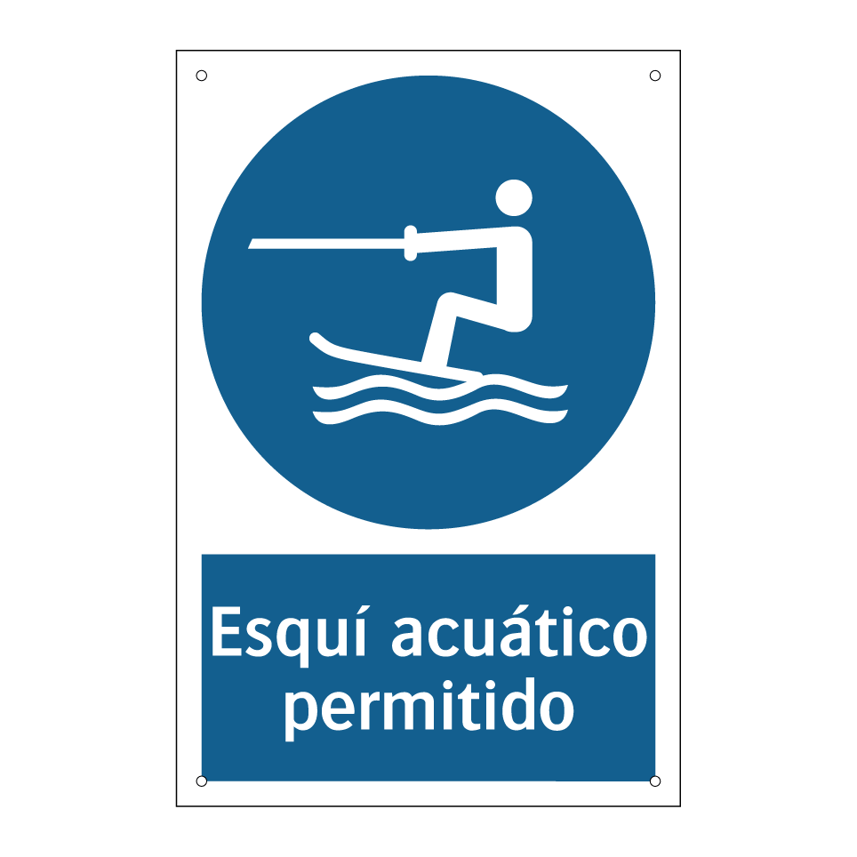 Esquí acuático permitido