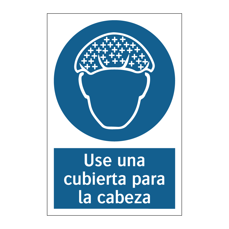 Use una cubierta para la cabeza