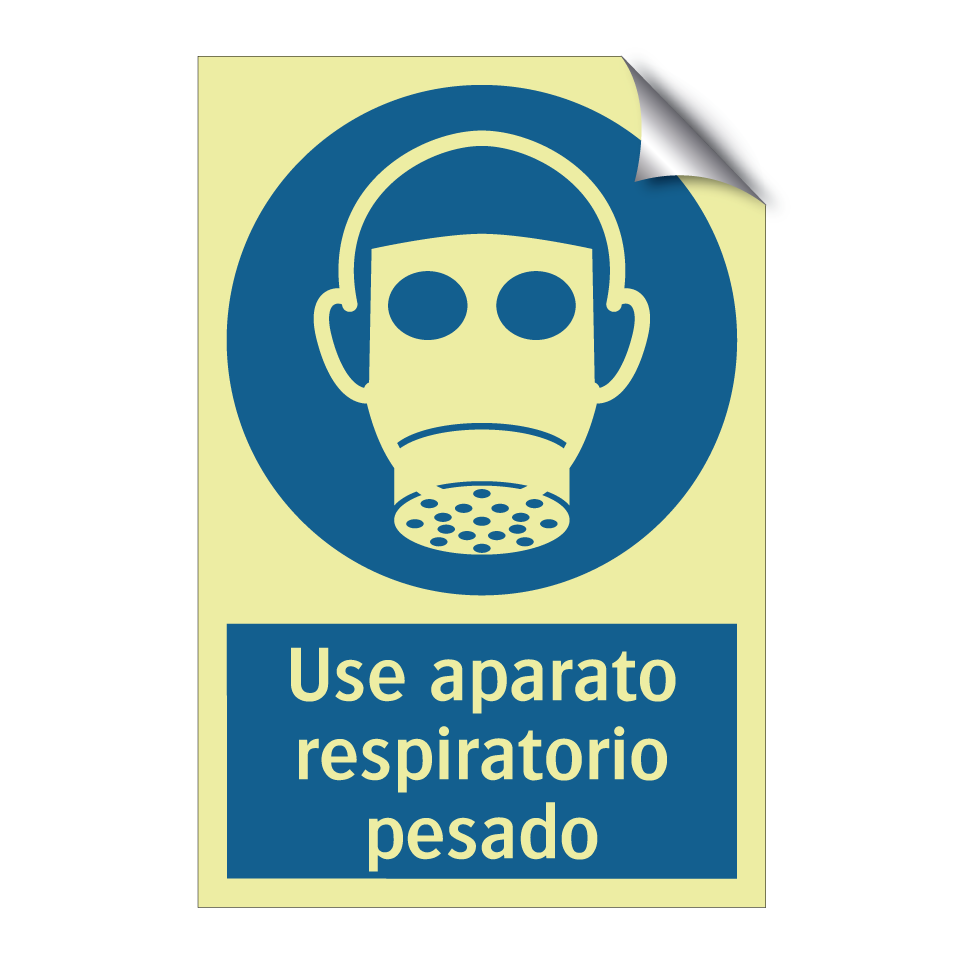 Use aparato respiratorio pesado