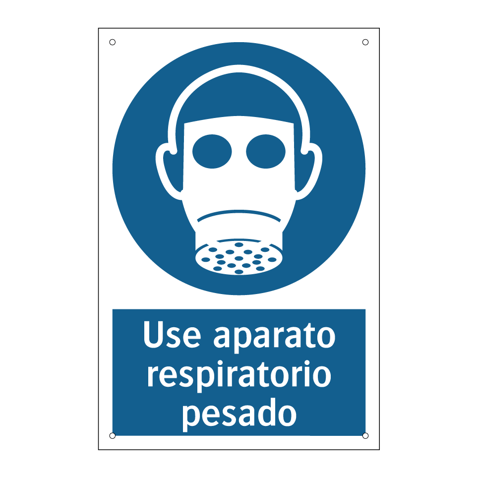 Use aparato respiratorio pesado