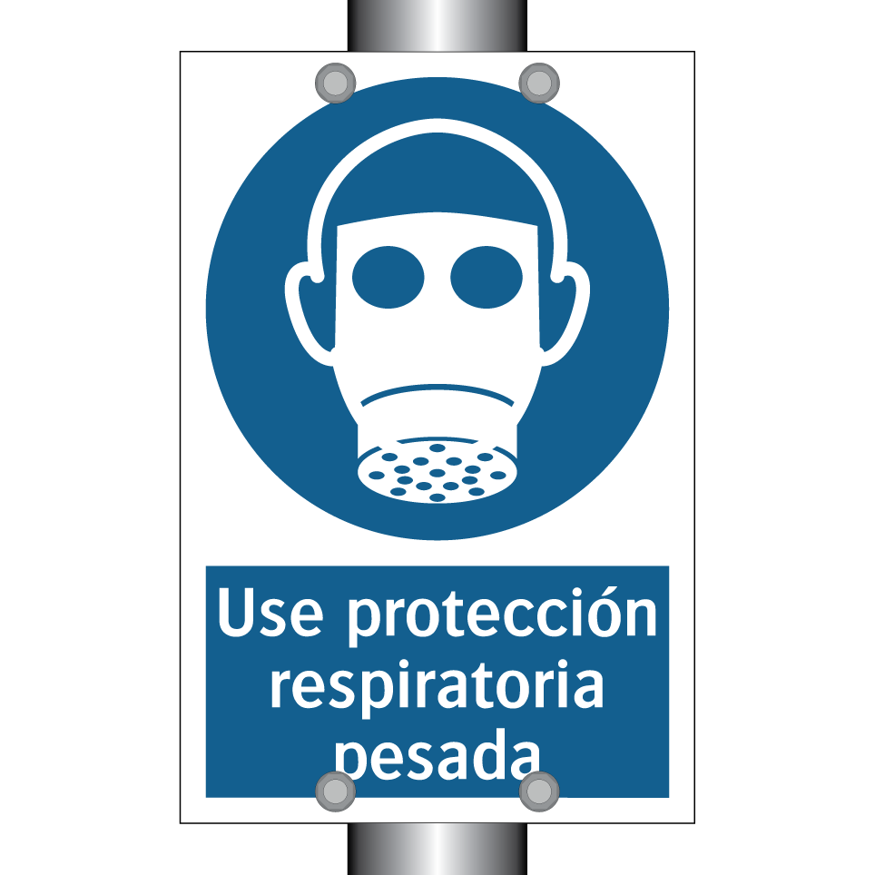 Use protección respiratoria pesada