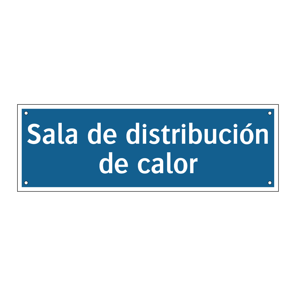 Sala de distribución de calor