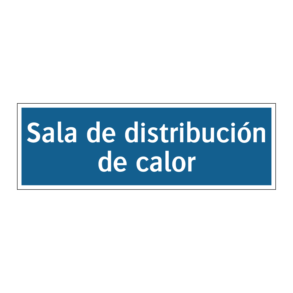 Sala de distribución de calor