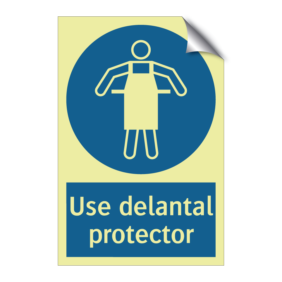 Use delantal protector