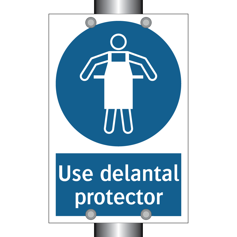 Use delantal protector