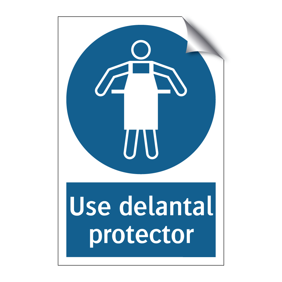 Use delantal protector