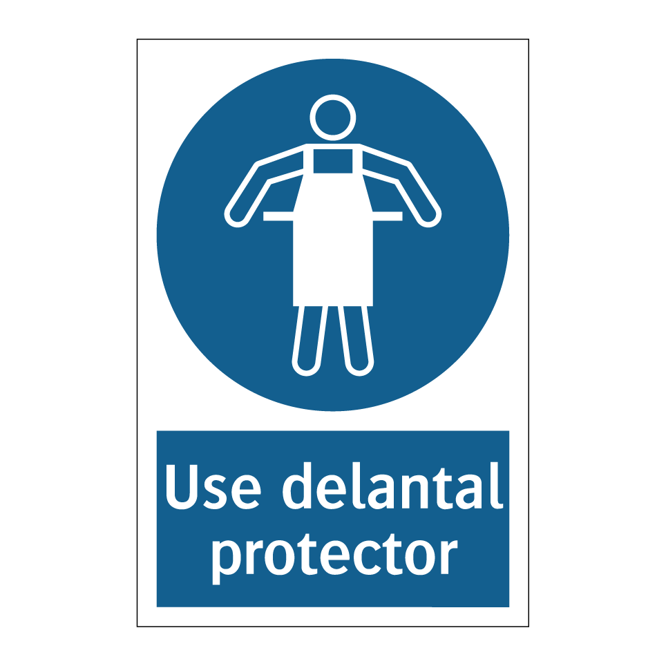 Use delantal protector