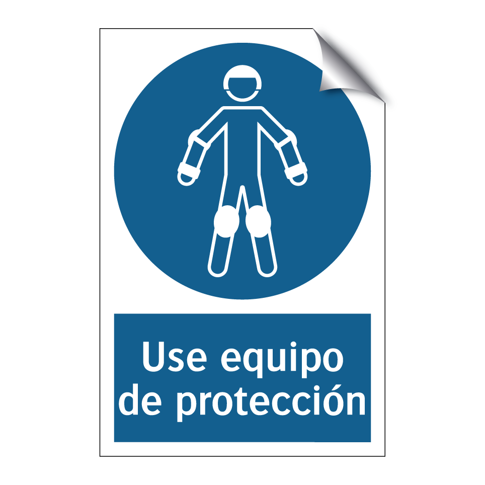 Use equipo de protección