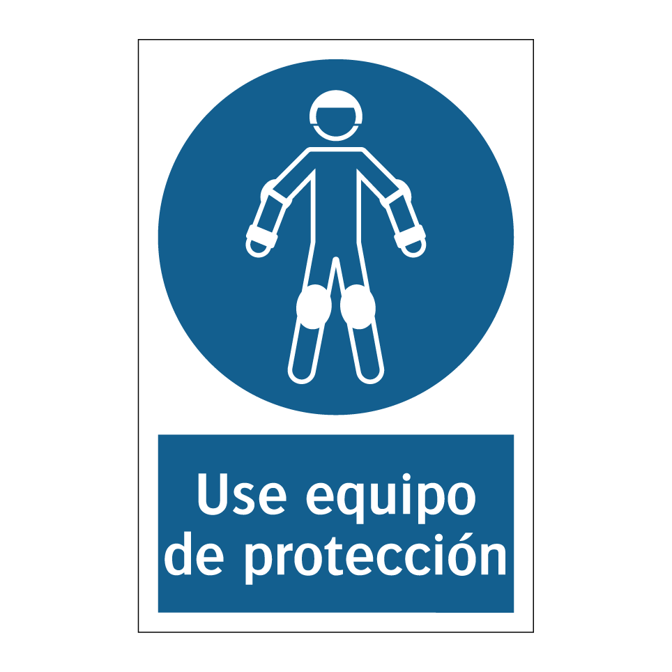 Use equipo de protección