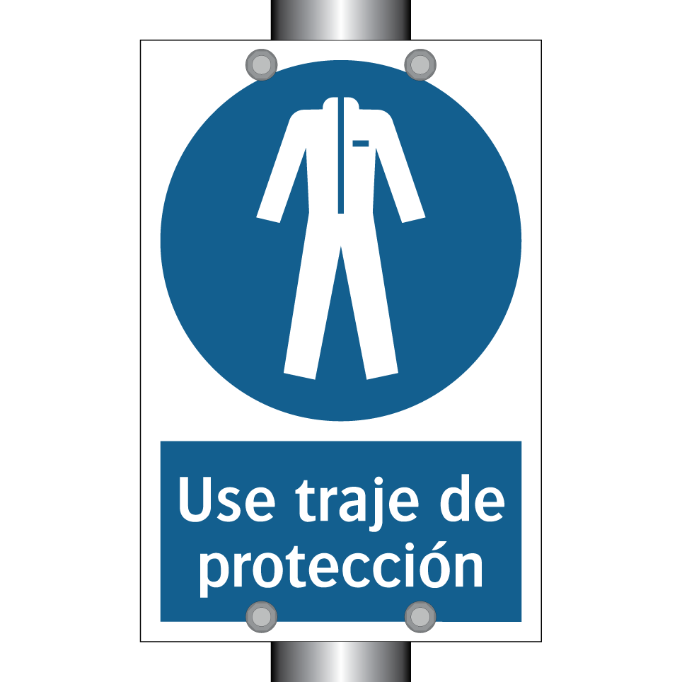 Use traje de protección