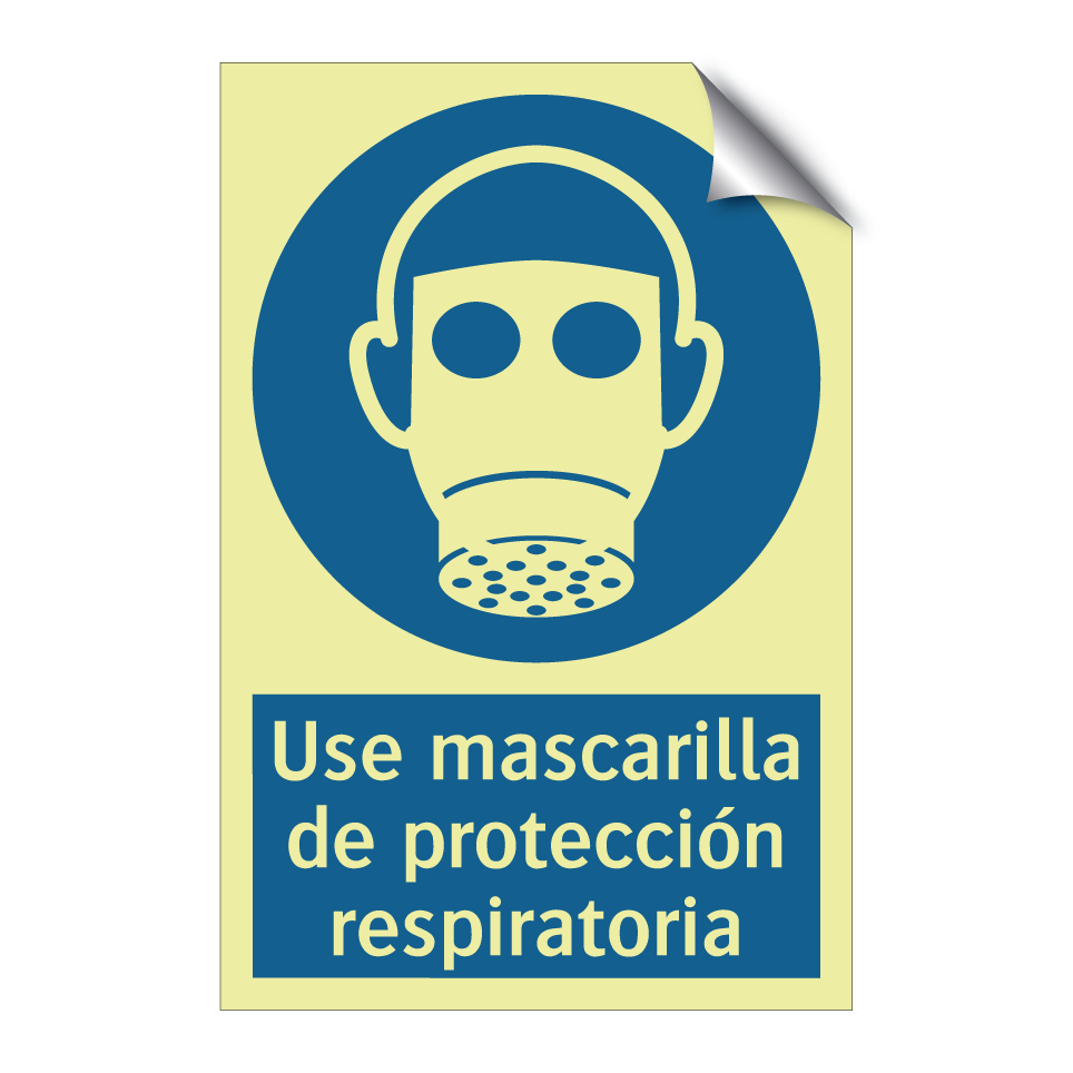 Use mascarilla de protección respiratoria
