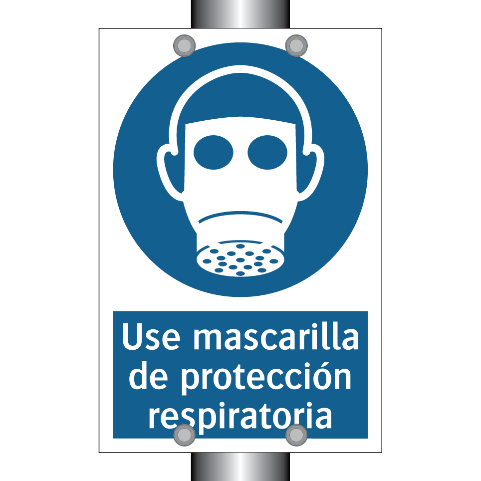 Use mascarilla de protección respiratoria