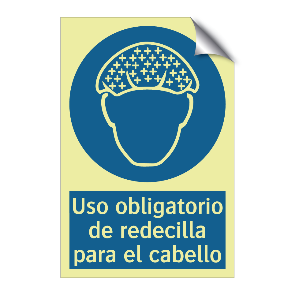 Uso obligatorio de redecilla para el cabello