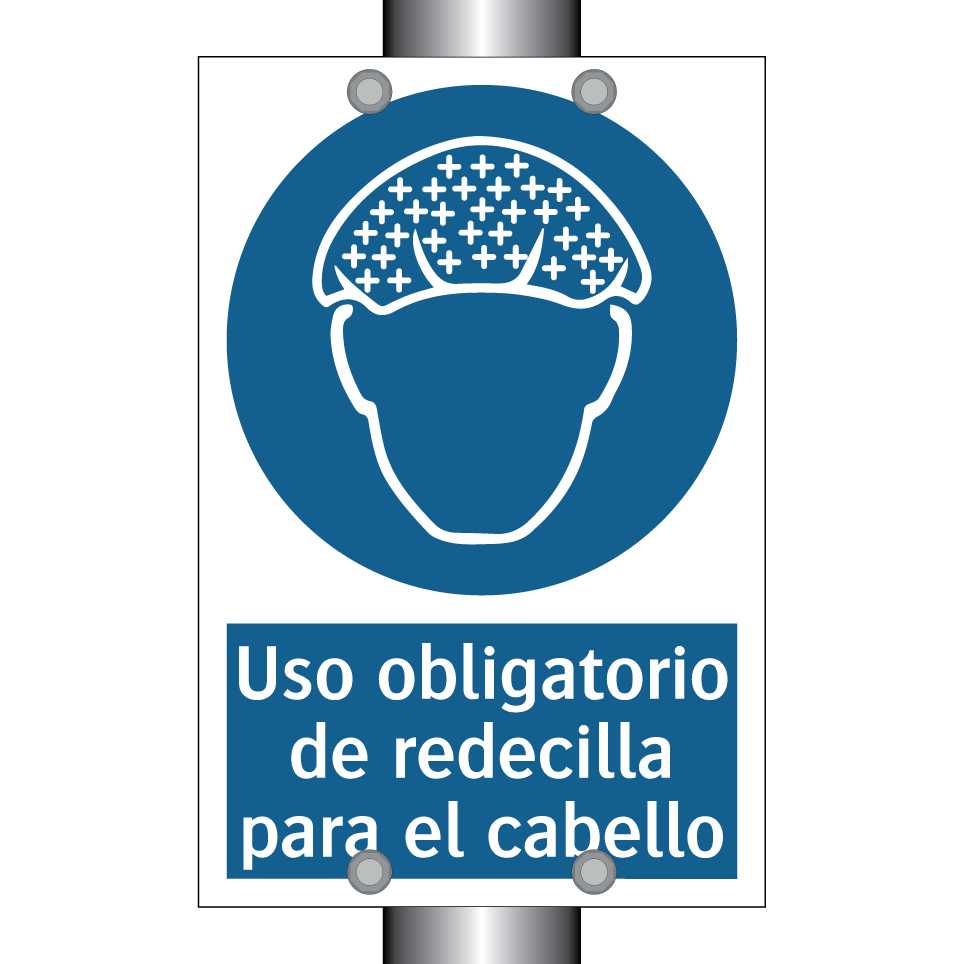 Uso obligatorio de redecilla para el cabello