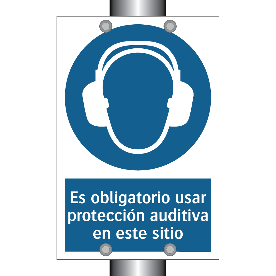Es obligatorio usar protección auditiva en este sitio