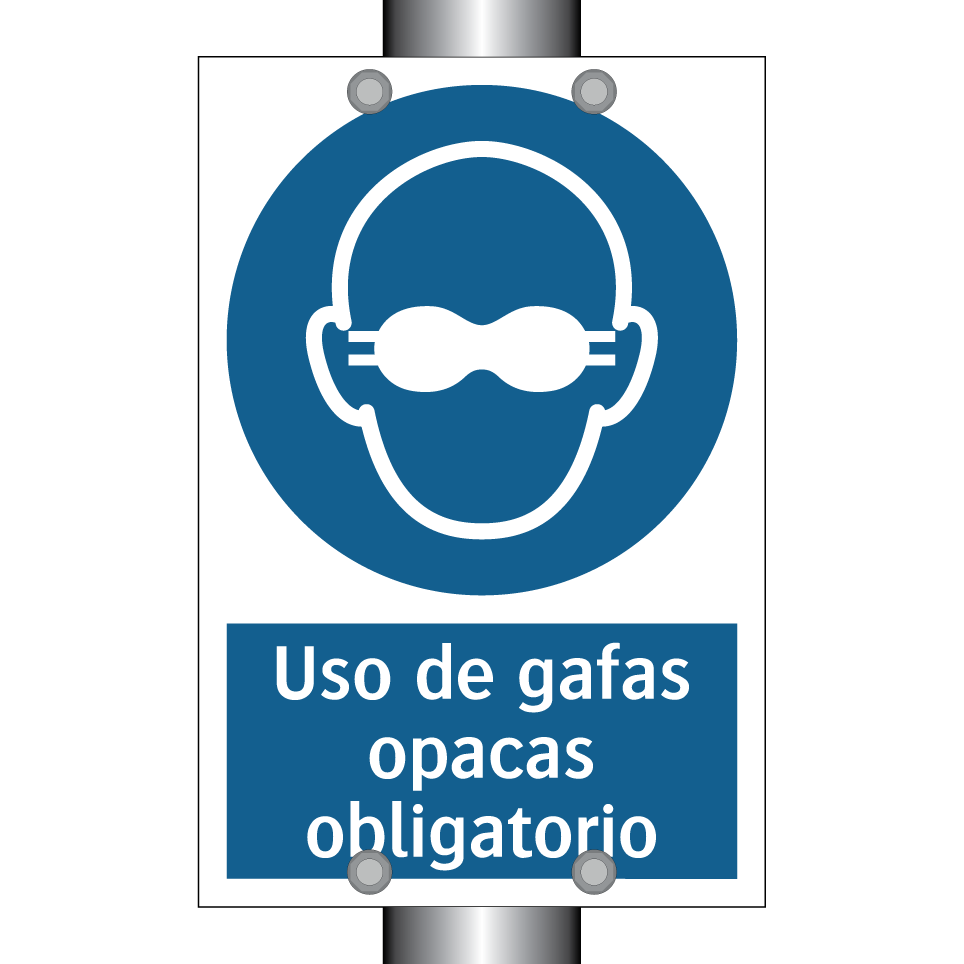 Uso de gafas opacas obligatorio