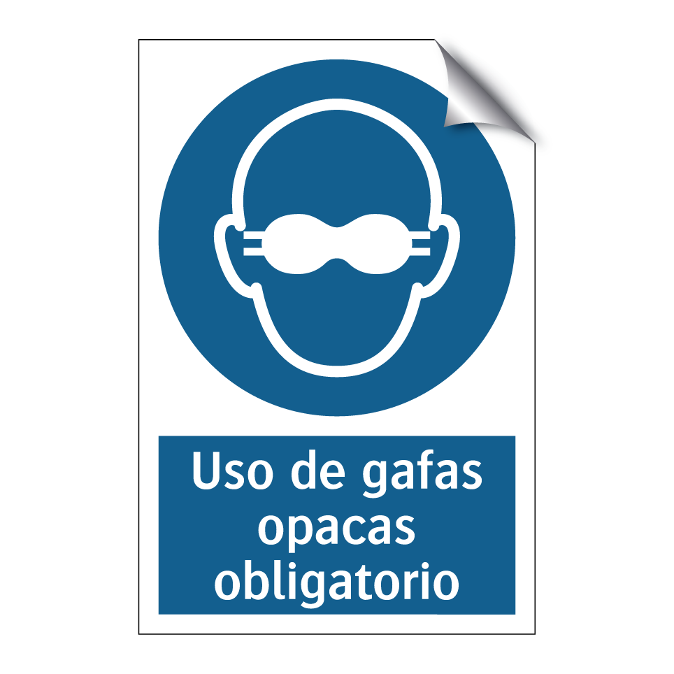 Uso de gafas opacas obligatorio