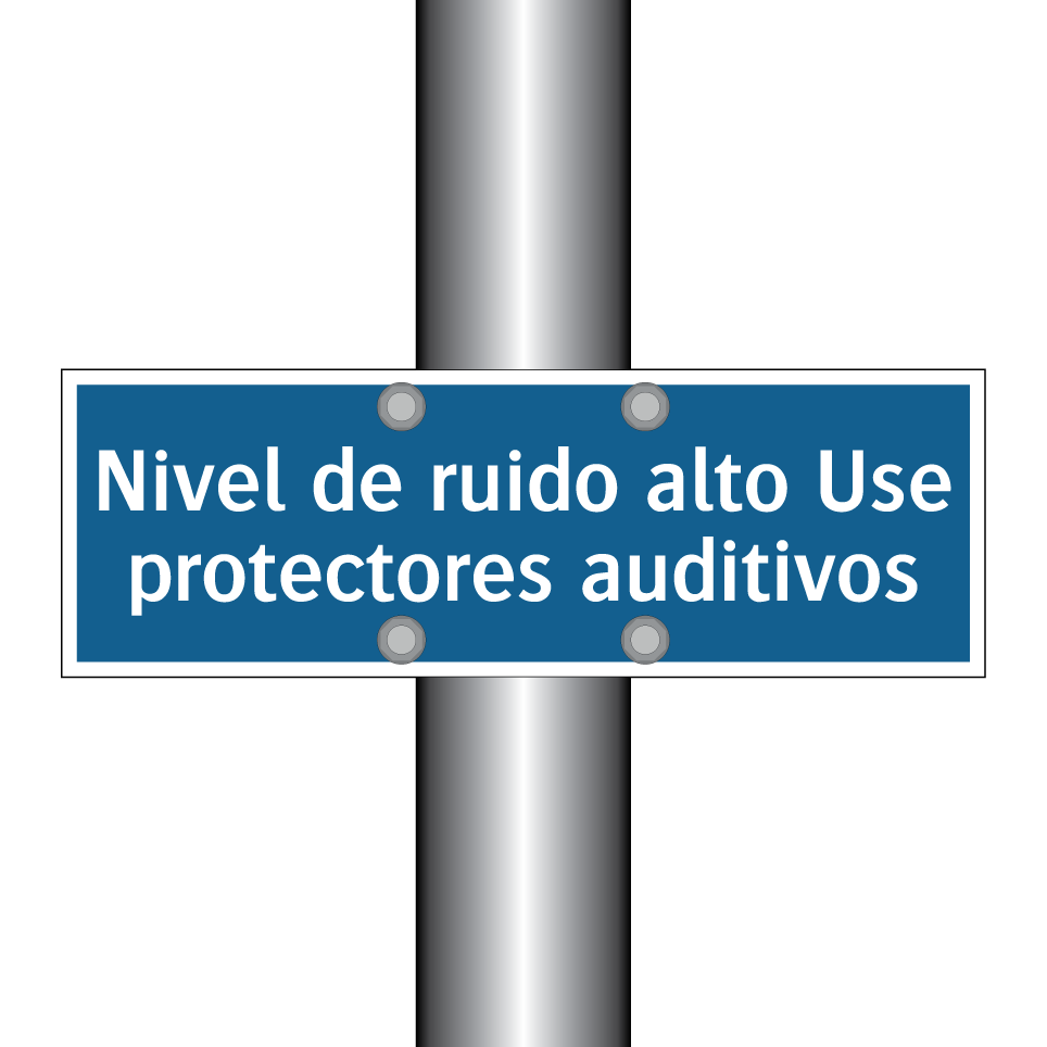 Nivel de ruido alto Use protectores auditivos
