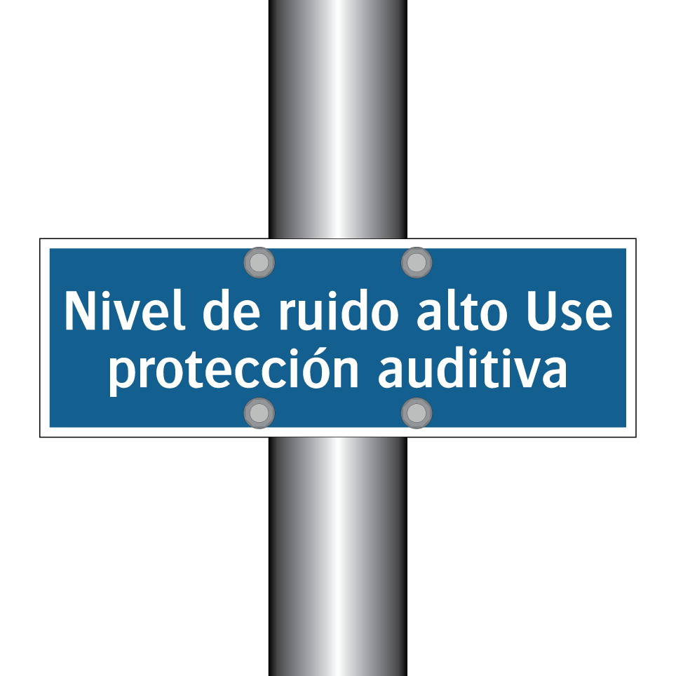 Nivel de ruido alto Use protección auditiva