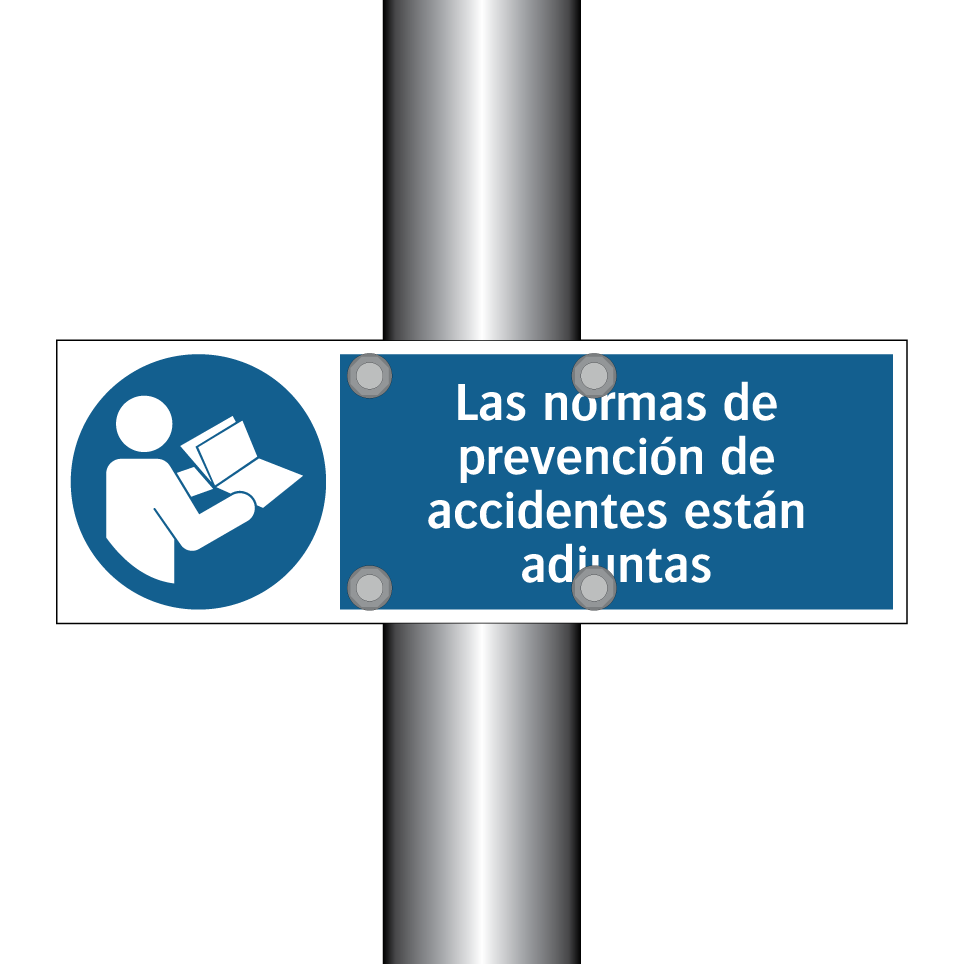Las normas de prevención de accidentes están adjuntas