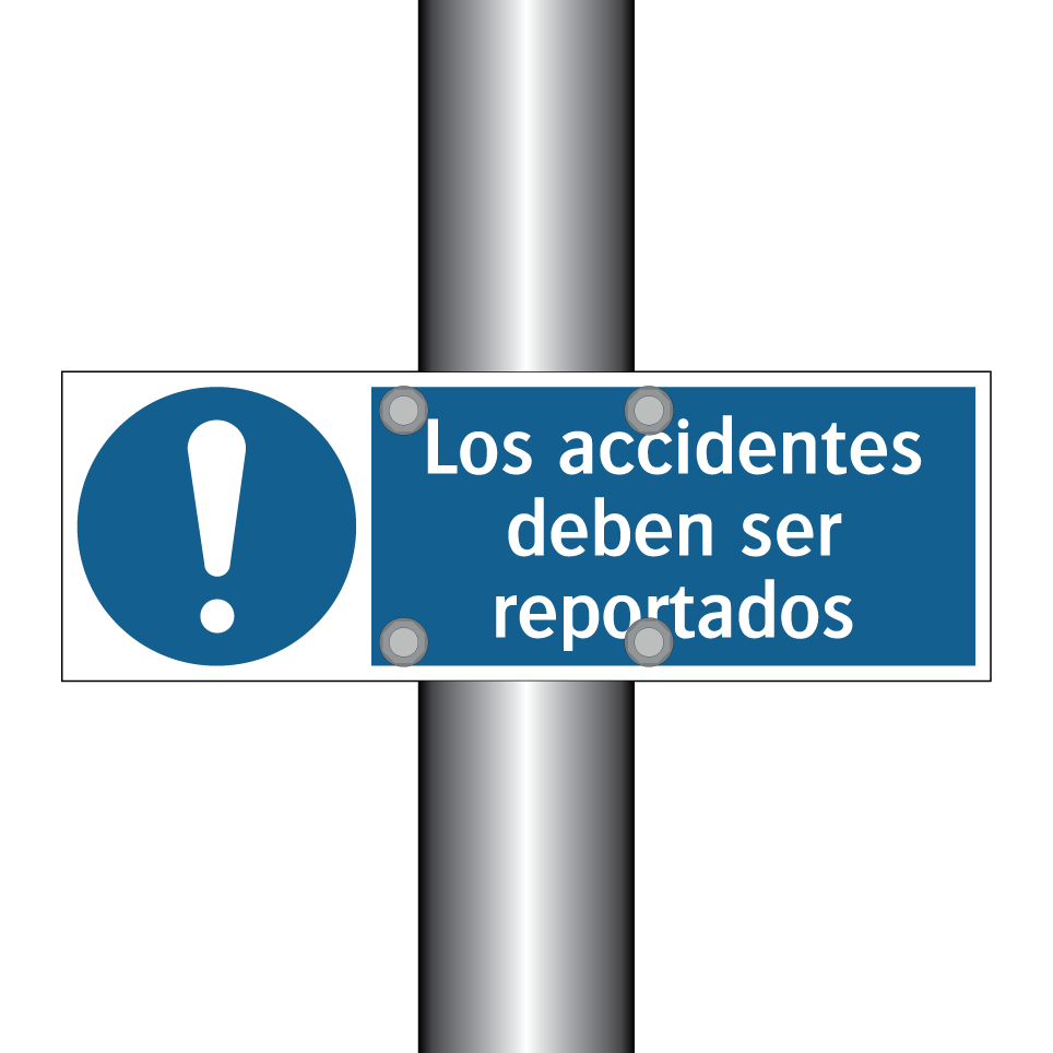 Los accidentes deben ser reportados