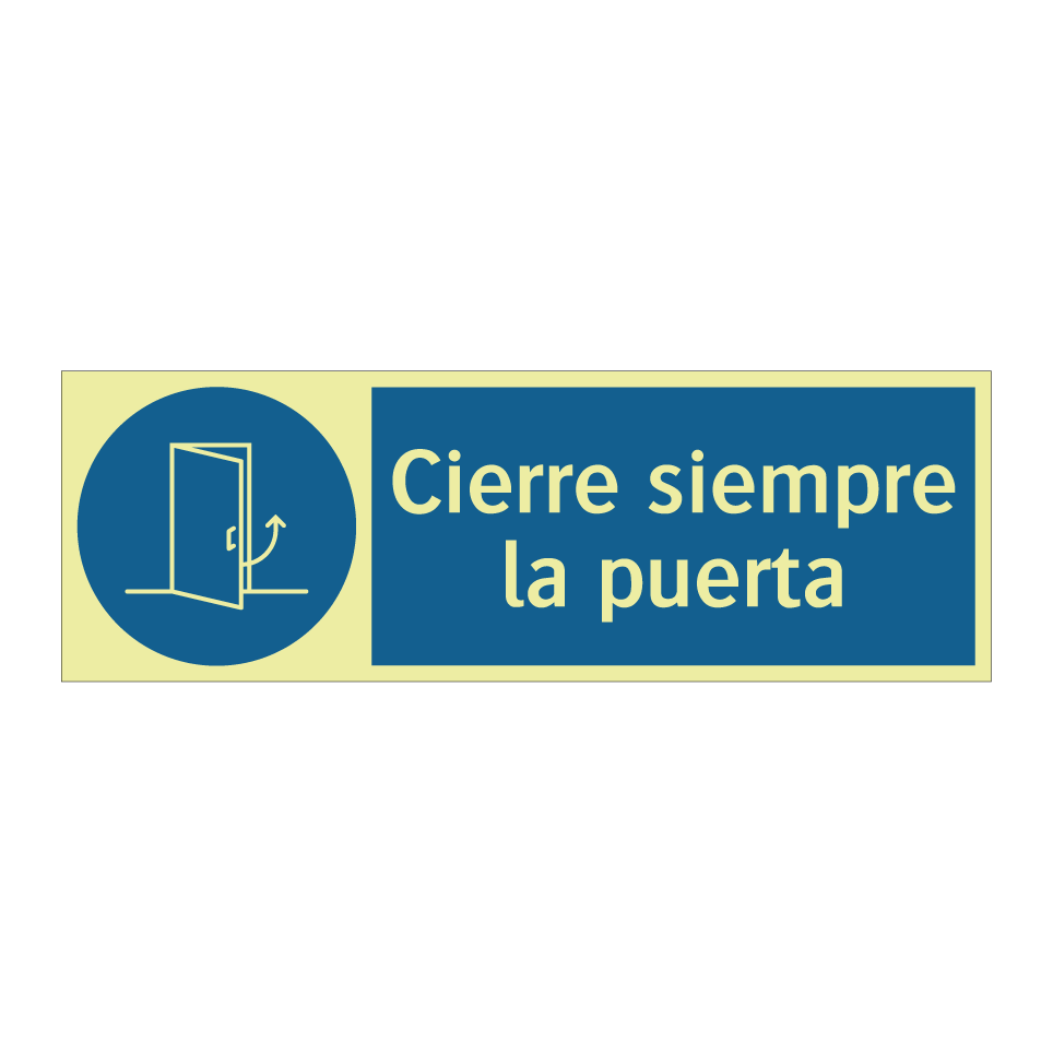 Cierre siempre la puerta