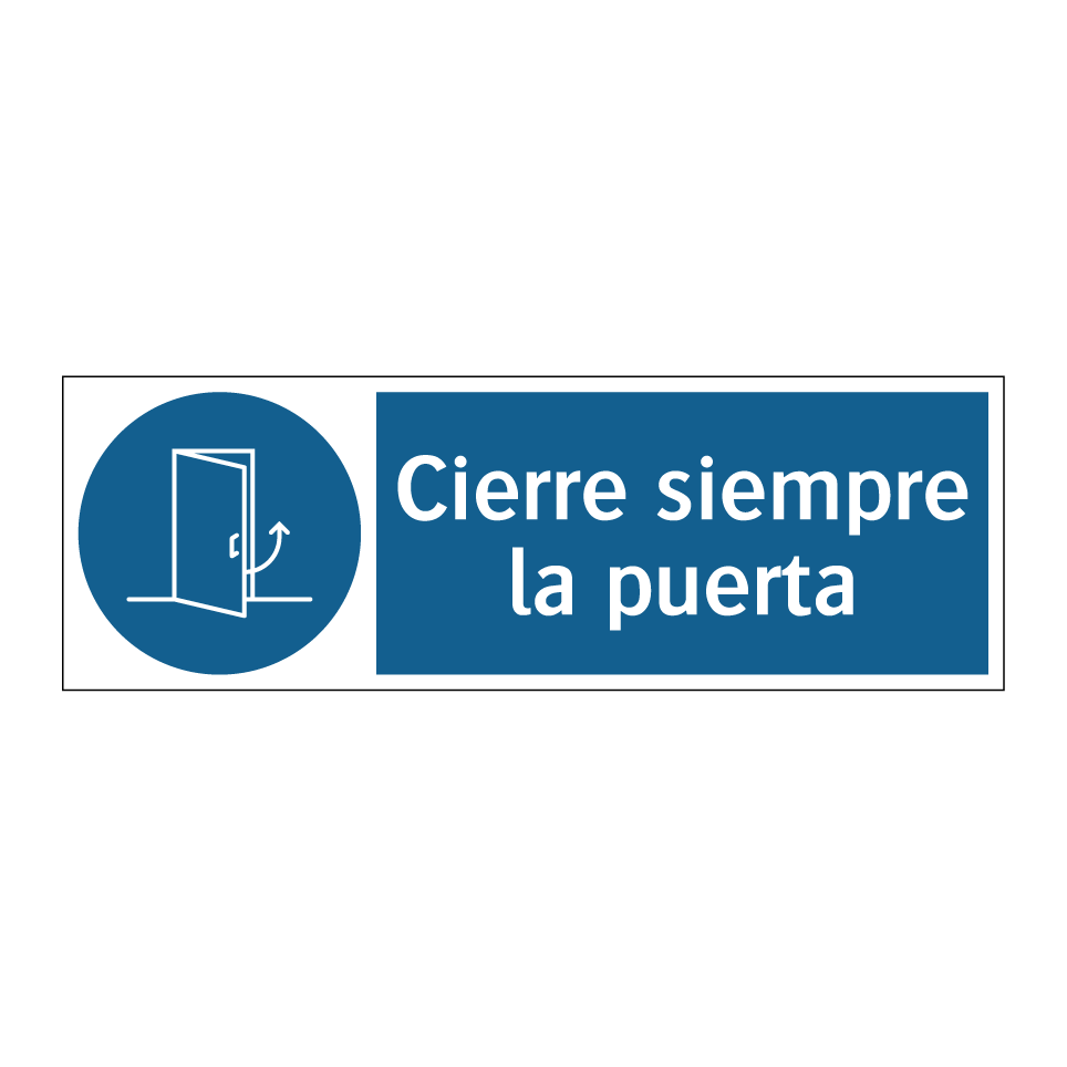 Cierre siempre la puerta