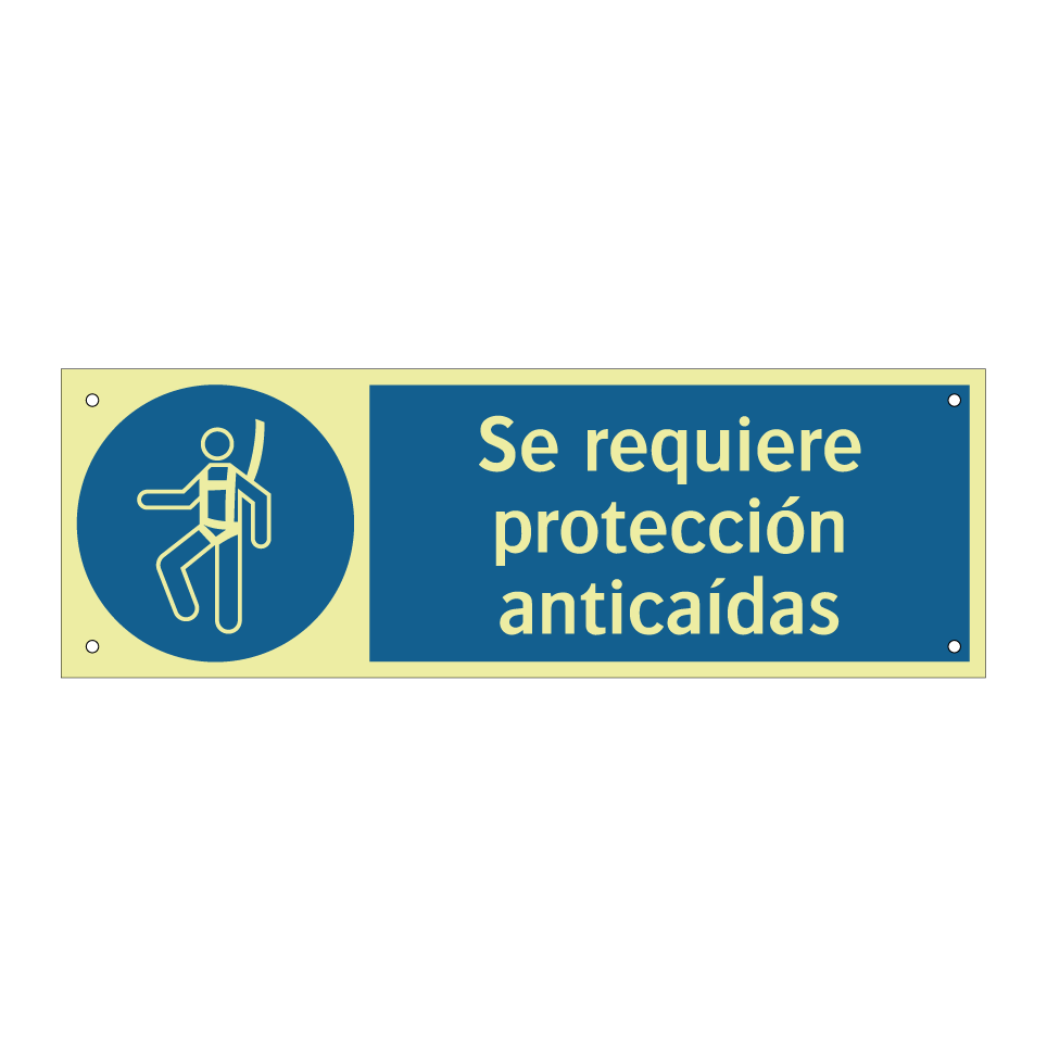 Se requiere protección anticaídas