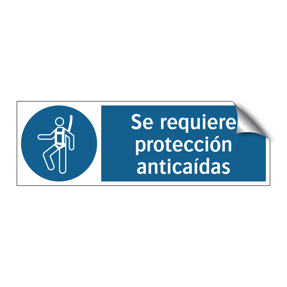 Se requiere protección anticaídas
