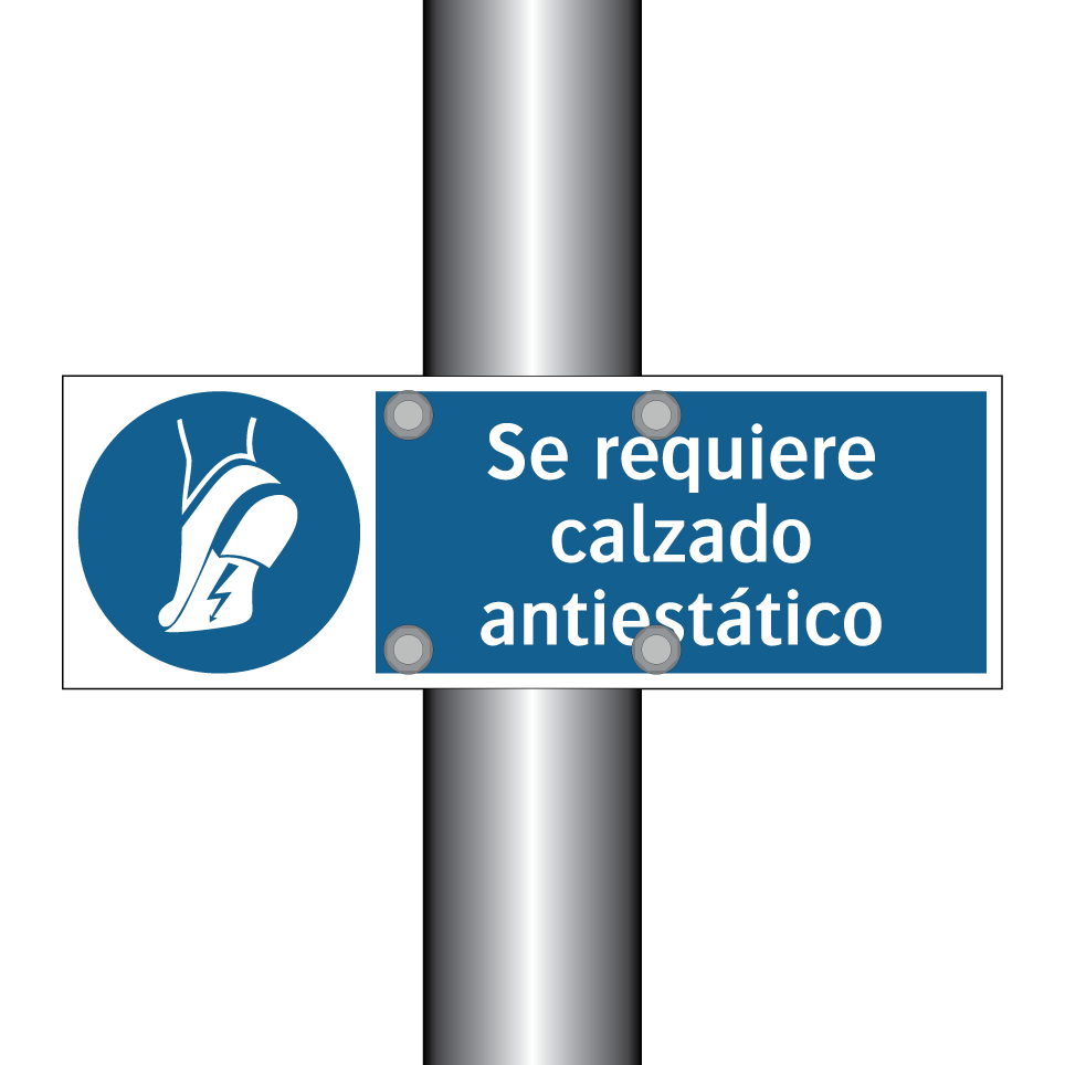 Se requiere calzado antiestático