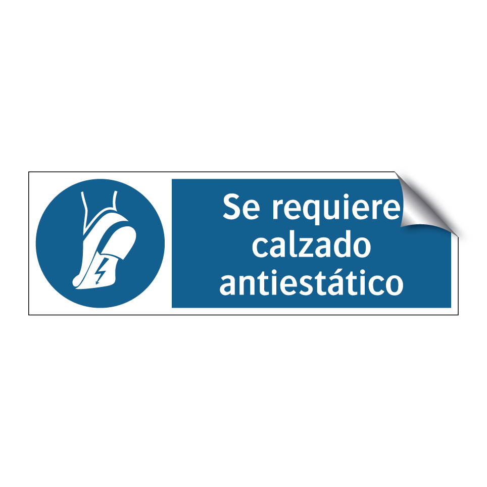Se requiere calzado antiestático