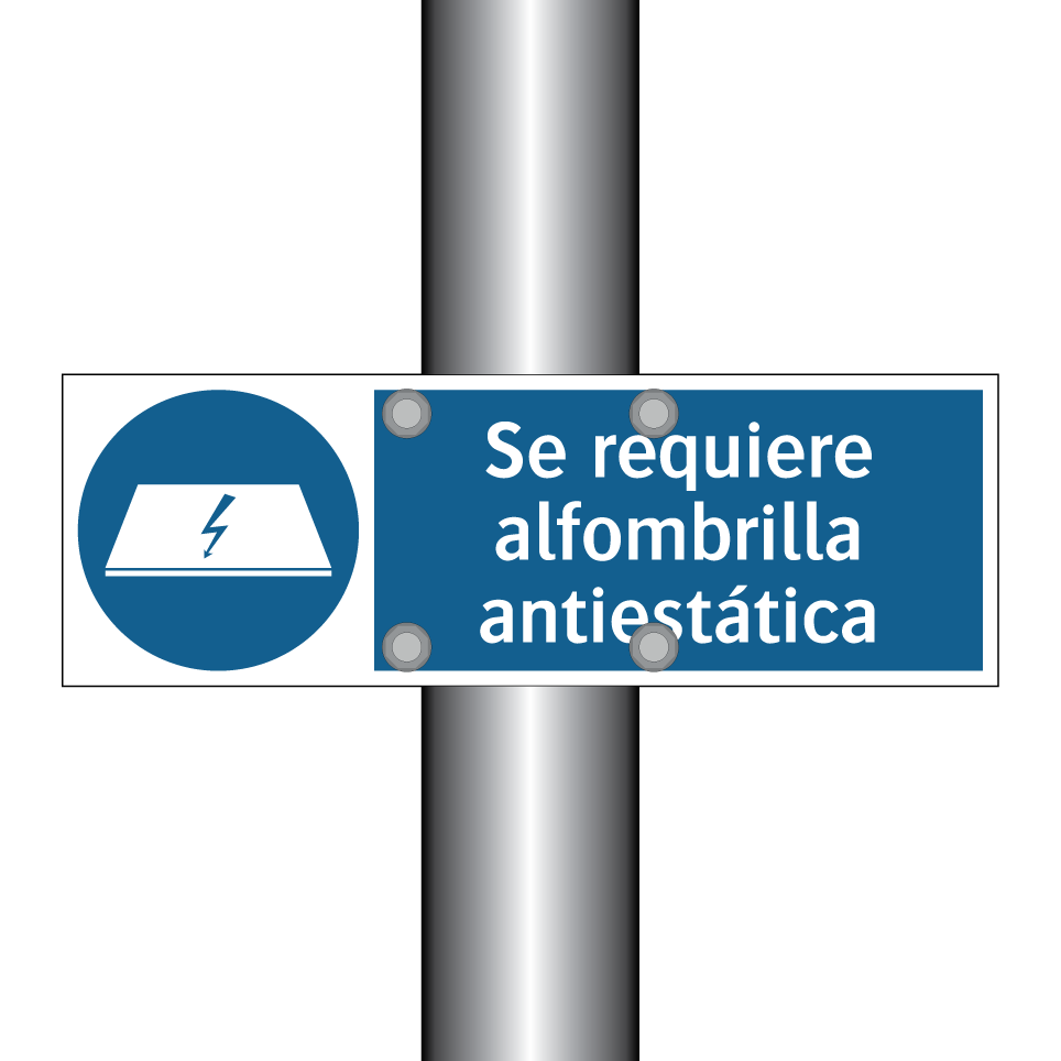 Se requiere alfombrilla antiestática