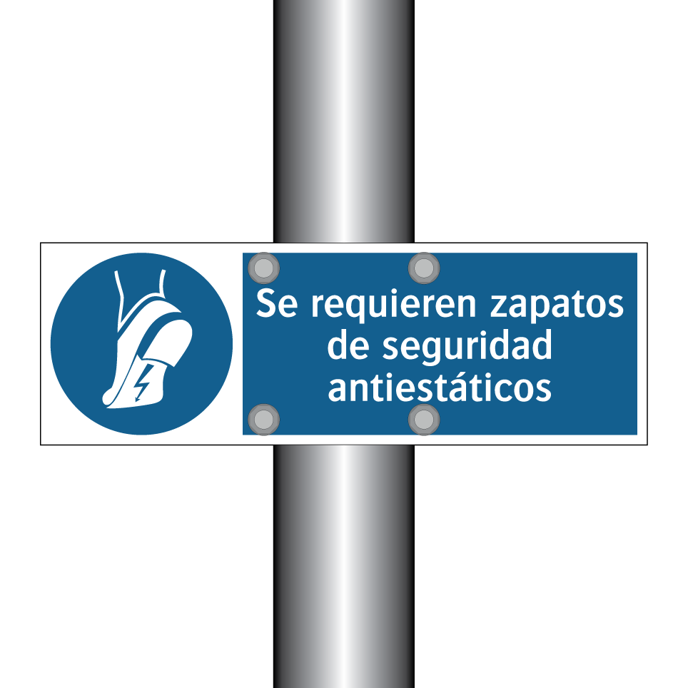 Se requieren zapatos de seguridad antiestáticos
