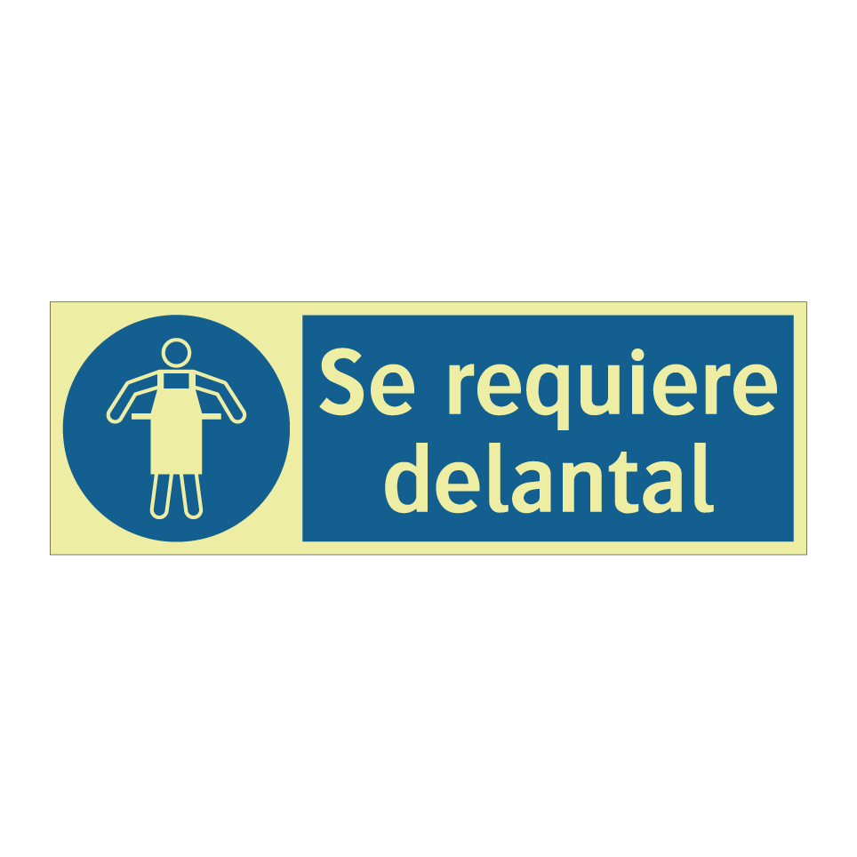 Se requiere delantal