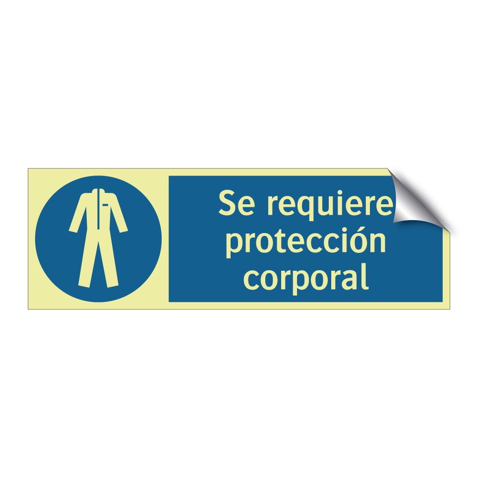 Se requiere protección corporal