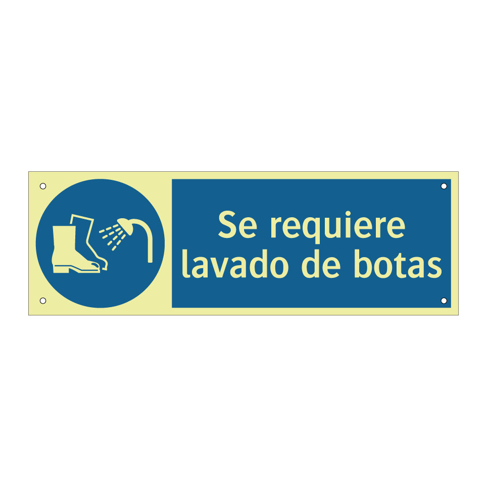 Se requiere lavado de botas