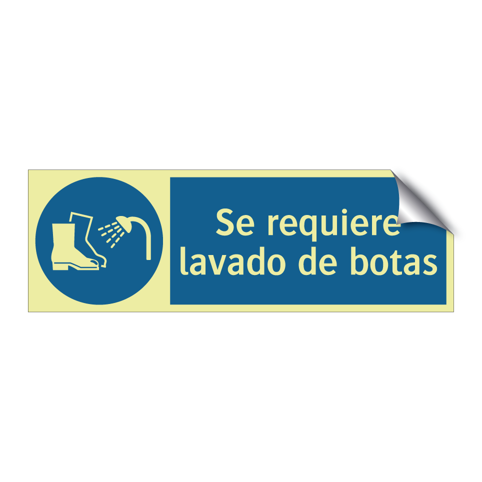 Se requiere lavado de botas