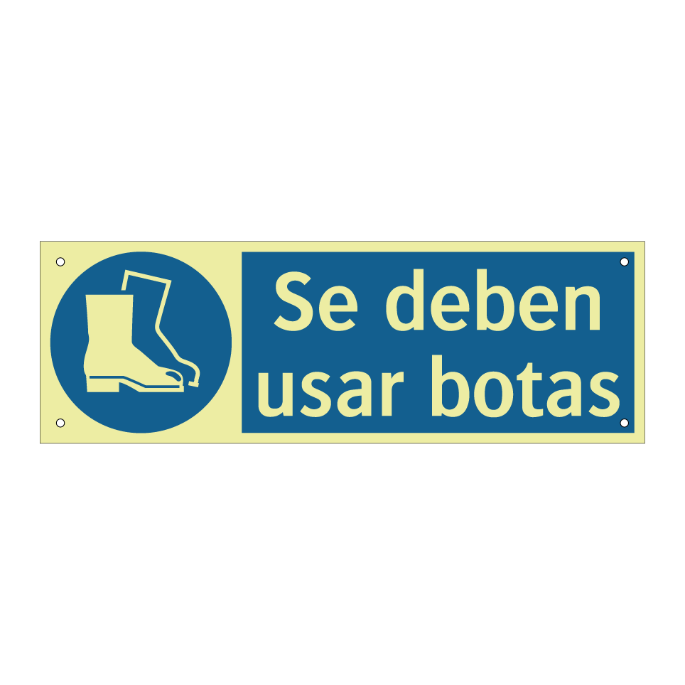 Se deben usar botas