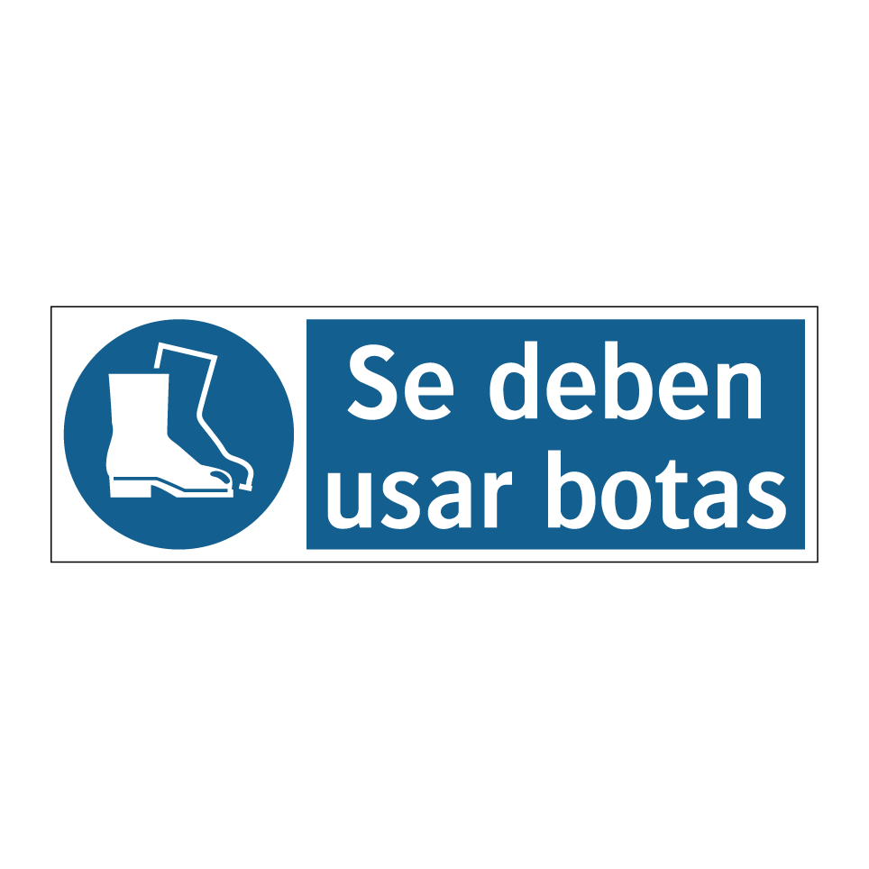 Se deben usar botas